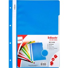 4 Adet Esselte 4199 Telli Dosya Mavi 50'li Paket