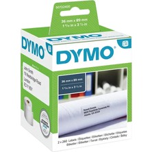 4 Adet Dymo 99012 Lw Adres Etiketi 89 mm x 36 mm 520'LI