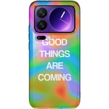 LOTUS GOLD Xiaomi 17 Pro Max Uyumlu Good Desenli Şeffaf Telefon Kılıfı