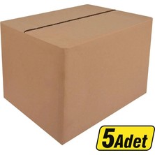 3 Adet Büyük Boy Baskısız Taşıma Kolisi 5'li Paket