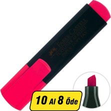 Faber-Castell 48 Fosforlu Kalem Pembe - 10 Al 8 Öde