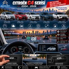 Bowie Citroën c4 2004-2026 modeller için head up display hayalet gösterge ekranı ön cam hız göstergesi