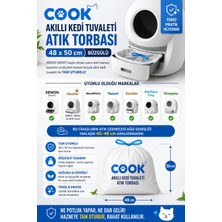 Cook Akıllı Kedi Tuvaleti Atık -Çöp Torbası-Poşeti - Xenon Smart •haustier (Özellikle CB001, CB002 ve Msp Serisi Modelleri)    •werowhirtz    Yasomi Kochler    Petpivot    Tiny    Kiwipets