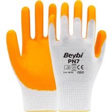 4 Adet Beybi Pn7 Nitril Eldiven Sarı No:10