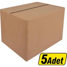 3 Adet Büyük Boy Baskısız Taşıma Kolisi 60 x 40 x 40 cm  5'li Paket