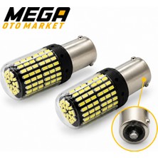 Mega Oto Market 12V 93 Tip 144 LED Beyaz Oto Ampul 2 Adet – Stop, Fren ve Sinyal LED Lambası