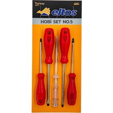 5 Adet Eltos Hobi Seti No:5 - Tornavida