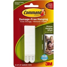 5 Adet 3m Command Orta Boy Dar Cırt Bant N17207