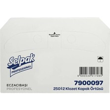 5 Adet Selpak Professional Klozet Kapak Örtüsü 250 Adet