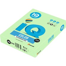 5 Adet Iq Color A4 Açık Yeşil Fotokopi Kağıdı 80 G 1 Paket (500 Sayfa)