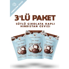 Melmond Sütlü Çikolata Kaplamalı Hindistan Cevizi Şerlemesi 3'lü Paket