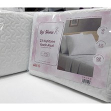 Ogi Home Nonwoven 2 Adet Kapitone Yastık Alezi 50X70 cm Kapitoneli Fermuarlı Yastık Alezi Yastık Koruyucu Kılıf