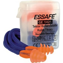 5 Adet Essafe GE-1425 Kordonlu Kulak Tıkacı 100'LÜ