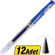3 Adet Uni-Ball UM-153 Signo Broad Imza Kalemi 1.0 mm Mavi x 12 Adet - 12 Al 10 Öde