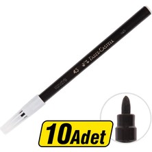 3 Adet Faber-Castell 45 Keçeli Kalem Siyah 10'lu Paket