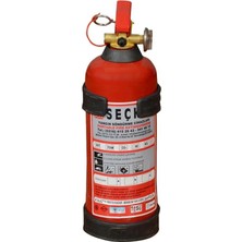 3 Adet Seçkin Kuru Kimyevi Toz Yangın Tüpü 1 kg Askı Aparatlı