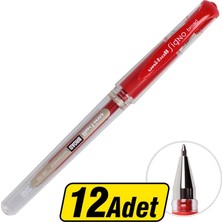 4 Adet Uni-Ball UM-153 Signo Broad Imza Kalemi 1.0 mm Kırmızı 12 Adet - 12 Al 10 Öde