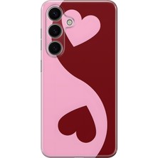 LOTUS GOLD Samsung Galaxy A25 Uyumlu Kalpler Desenli Şeffaf Telefon Kılıfı