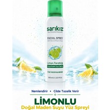 Sarıkız Doğal Maden Suyu Spreyi 150 ml Limon Ferahlığı ve Cilt Arındırıcı Etkisi