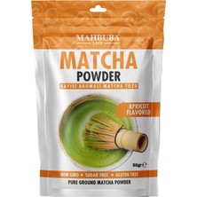 Mahbuba Kayısı Aromalı Matcha Çayı Tozu 50gr