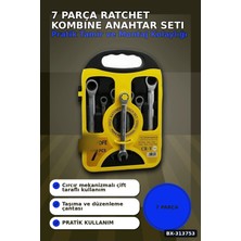 Eco Lounge Crcr Kombine Anahtar Seti 7 Parça 8-10-12-13-14-17-19MM Plastik Çantalı BX-313753