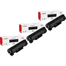 Canon CRG-725 Siyah Toner - 3 Adet Orijinal 1500 Sayfa Kapasite Lazer Yazıcı Uyumlu