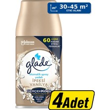 Glade Otomatik Yedek Sprey Ipeksi Vanilya 269 ml  x 4 Adet - Çok Al Az Öde