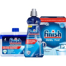 Finish Temizlik ve Bakım Seti (Parlatıcı 400 Ml+Makine Temizleyici Sıvı 250 Ml+Tuz 500 Gr)