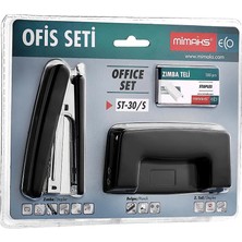 3 Adet Mimaks St-30 Ofis Seti Siyah