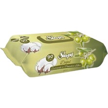 3 Adet Sleepy Zeytinyağlı Islak Mendil 90 Yaprak