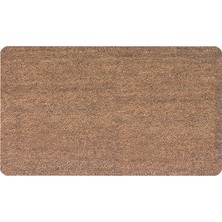 2 Adet Desan Düz Naturel Koko Kapı Önü Paspas 40 cm x 60 cm