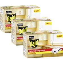 5 Adet Raid Hamam Böceği Yemi 6'lı x 3 Adet - Çok Al Az Öde