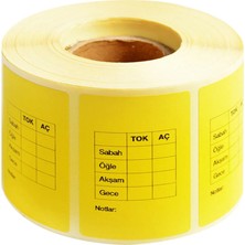 Eco Termal Baskılı Eczane Etiketi 40 mm x 60 mm 4 Rulo (4.000 Adet)