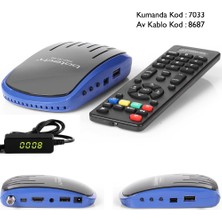 Full Hd Uydu Alıcı Cihazdan Tuşlu USB Tkgs Botech 701-HD