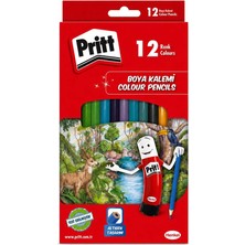 4 Adet Pritt Jumbo Kuru Boya Kalemi 12 Renk