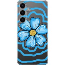 LOTUS GOLD Samsung Galaxy A04S Uyumlu Çiçek Desenli Şeffaf Telefon Kılıfı
