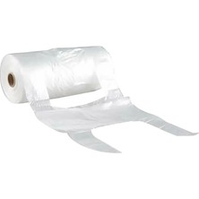 4 Adet Manav Hışır Poşet 26 cm x 53 cm Büyük Boy 200 Lü Rulo