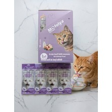 Mofelya Tavuklu & Keçi Sütü Krem Kedi Ödül Maması 15GR 12*4'lü Paket 48 Adet