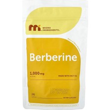 Micro Ingredients Berberine 1000MG With Mct Oil, 240 Softgels Usa Menşeii Dmmedicineden