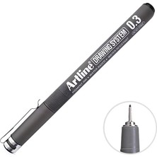 5 Adet Artline 233 Çizim Kalemi 0.3 mm Siyah