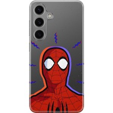 LOTUS GOLD Samsung Galaxy A05S Uyumlu Örümcek Desenli Şeffaf Telefon Kılıfı