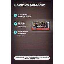 Eco Lounge Frank Biela 1996 Macau Galibi 1/64 Diecast Model Araba - Audi A4 Quattro BX-313338