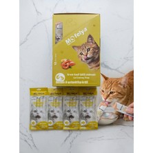 Mofelya Somon & Antartik Krilli Krem Kedi Ödül Maması 15GR 12*4'lü Paket 48 Adet