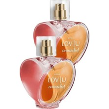 Avon Lov U Kadın Connected Parfüm Edp 50ML. Ikili Set