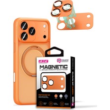 Intouch iPhone 17 Pro Magnetic Lens Koruyucu Turuncu