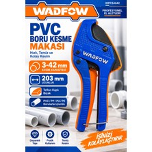 Ellante Wadfow Pvc Boru Kesme Makası 3-42 mm Teflon Kaplı Bıçak Pp Pu Pe Boru Kesici WPC54642