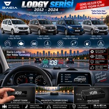 Bowie Dacia Lodgy 2021-2026 Modeller Için Head Up Display Hayalet Gösterge Ekranı Ön Cam Hız Göstergesi