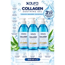 Xaura Beauty Collagen Soothing Gel 500 ml 3 Adet