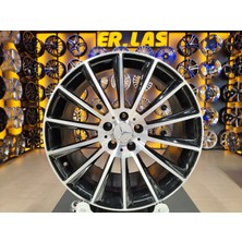 R1 Jant 4 Adet R1-129 9*19 5*112 ET46 Black Mack Jant Yenilenmiş (Takım)