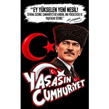 Promisebackdrop2 150X200 Cm, 29 Ekim Cumhuriyet Bayramı, Okul Etkinlik Kumaş Fon